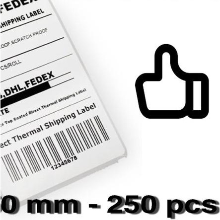 

✿ Kertas Sticker 100 x 150 mm 250pcs Direct Thermal Label 100x150mm ➧