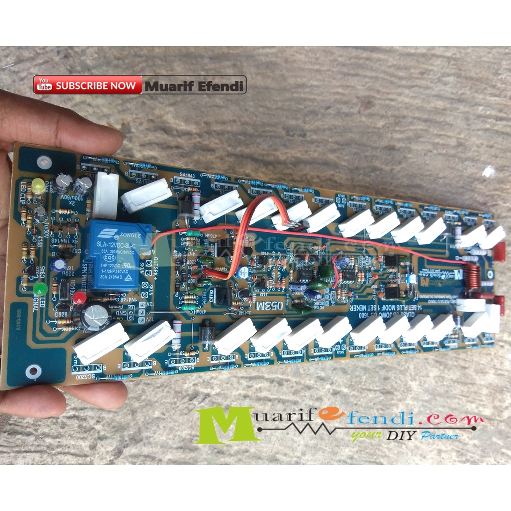 KIT Power Amplifier CLASS GB JOWO GB1600 14set final 35cm 053M