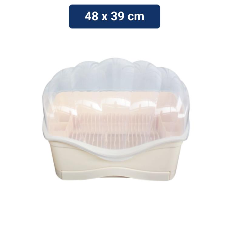 Jual Rovega Shella Rak Piring / Dish Drainer Cream (48 x 39 cm) (SDR