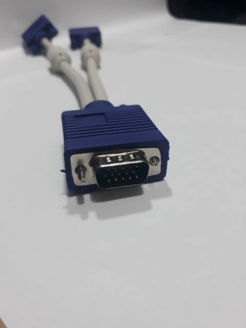 KABEL VGA CABANG 1 MALE - 2 FEMALE / KABEL VGA SPLITTER