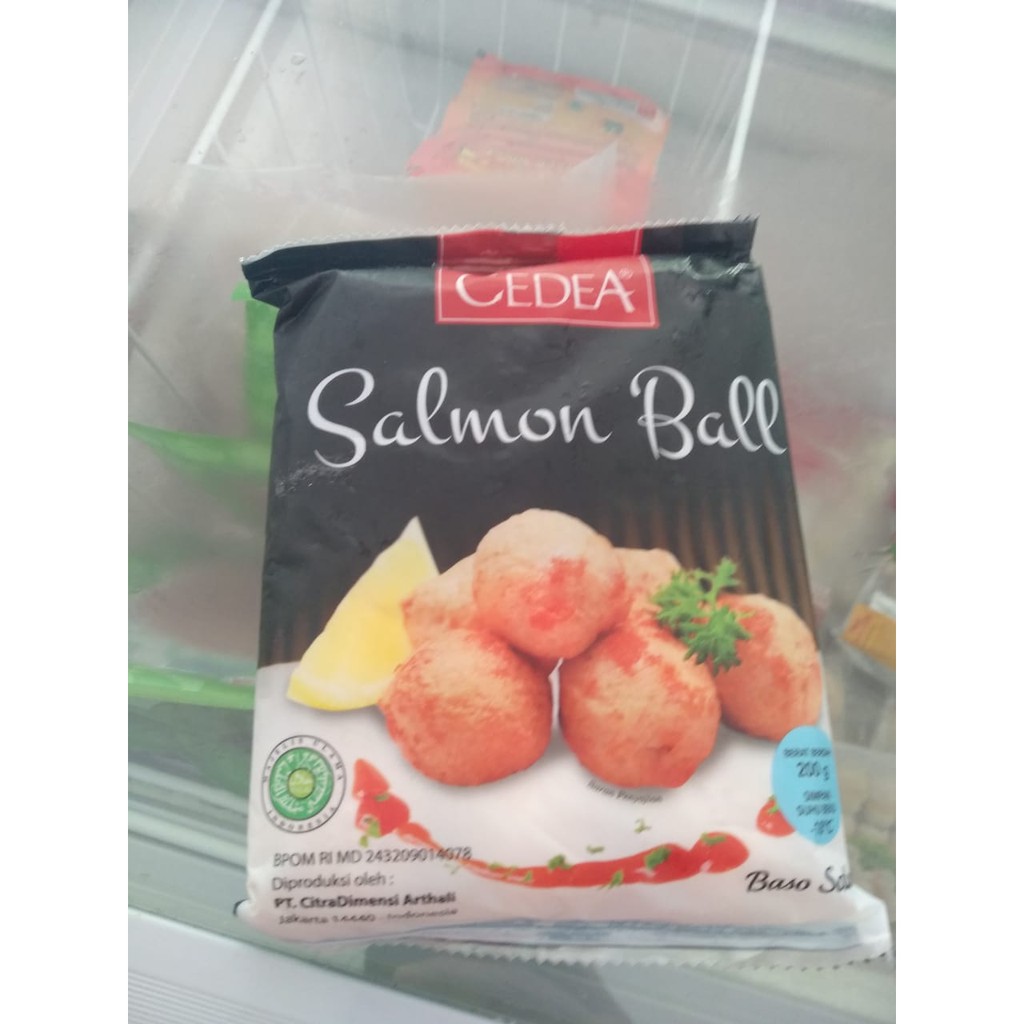 

Frozen food cedea salmon ball