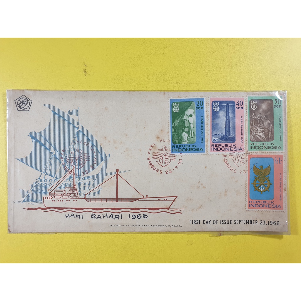 Perangko SHP Hari BAHARI 1966
