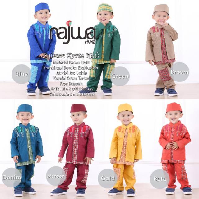 Koko salman kurta kids