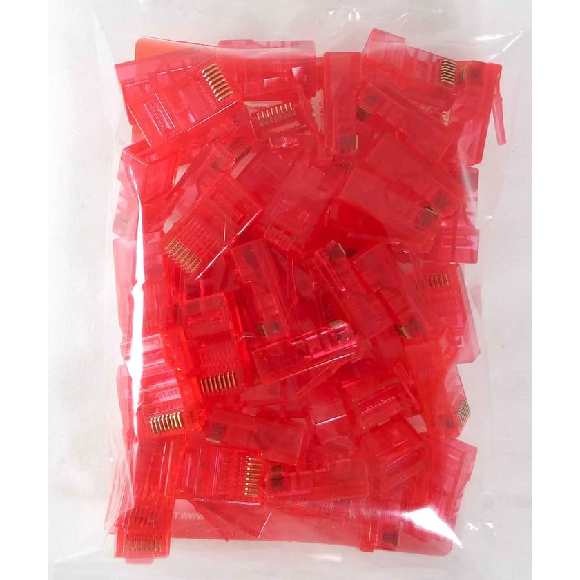 Konektor RJ45 connector RJ 45 Easy Crimp Anti gagal CAT 5e harga satuan