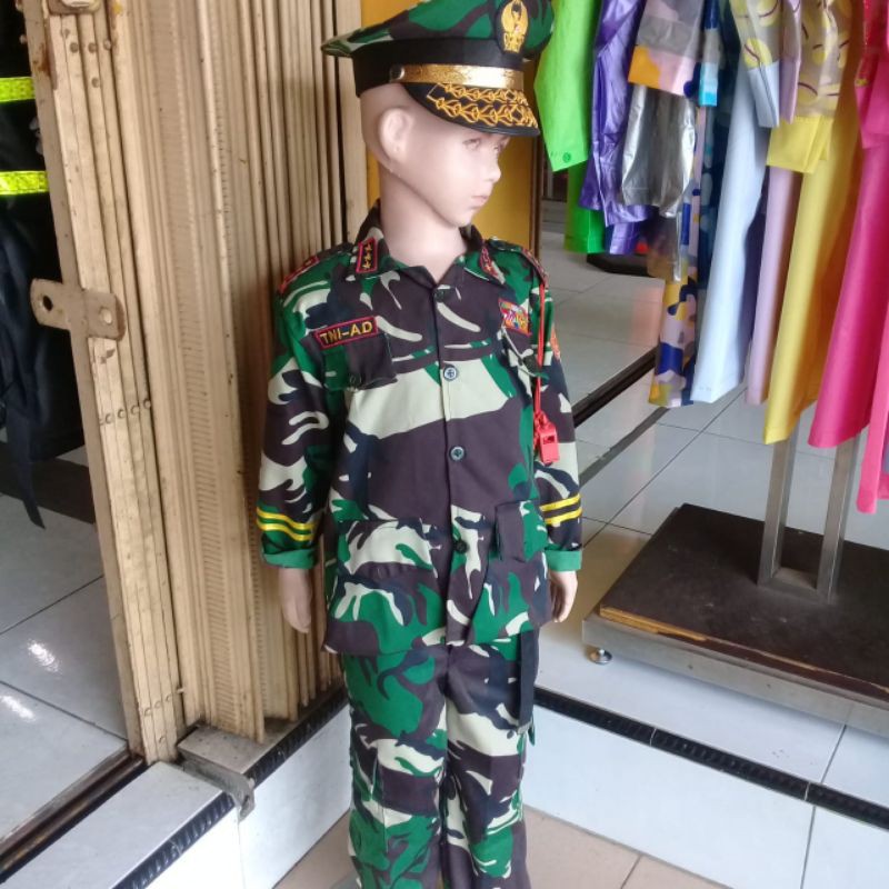 seragam tentara anak