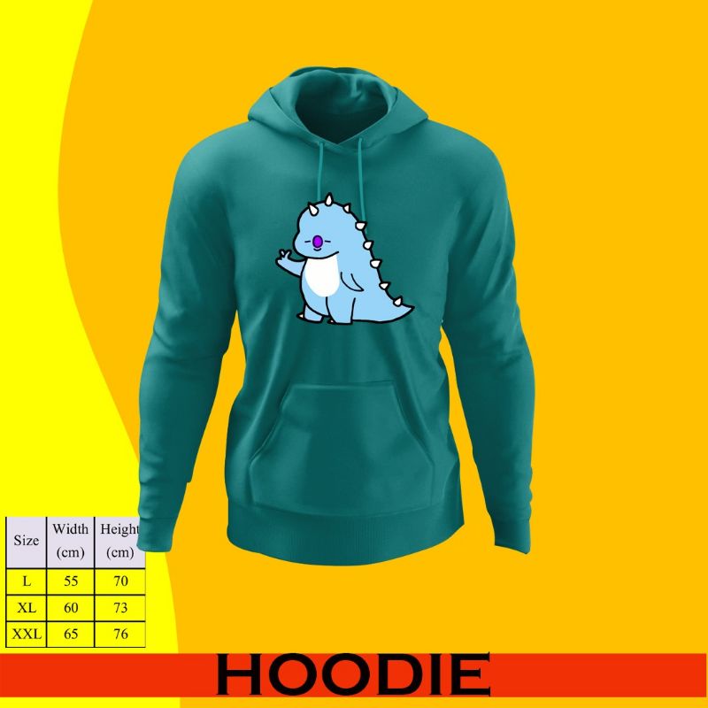 HOODIE BTS DINO/HOODIE BT21 DINO/HOODIE BTS DINO FLEECE