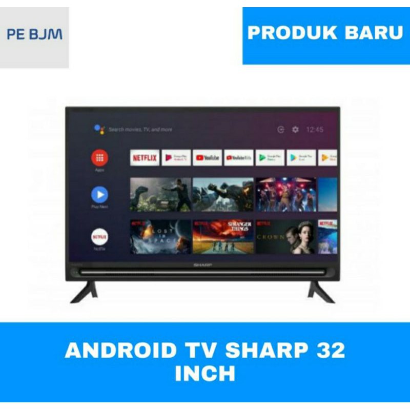 TV ANDROID SHARP 32 INCH - 2T-C32BG1 - GARANSI RESMI