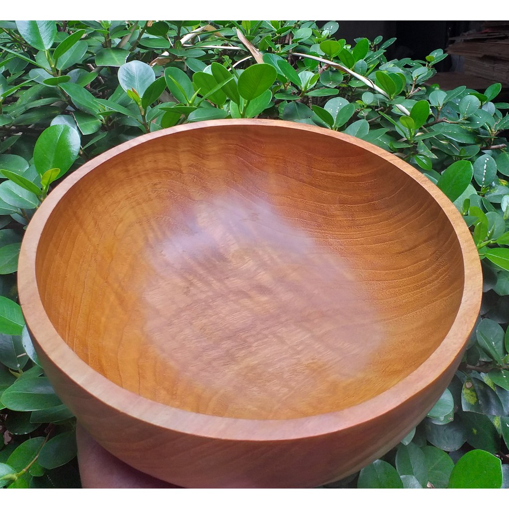 Mangkok kayu jati 20cm