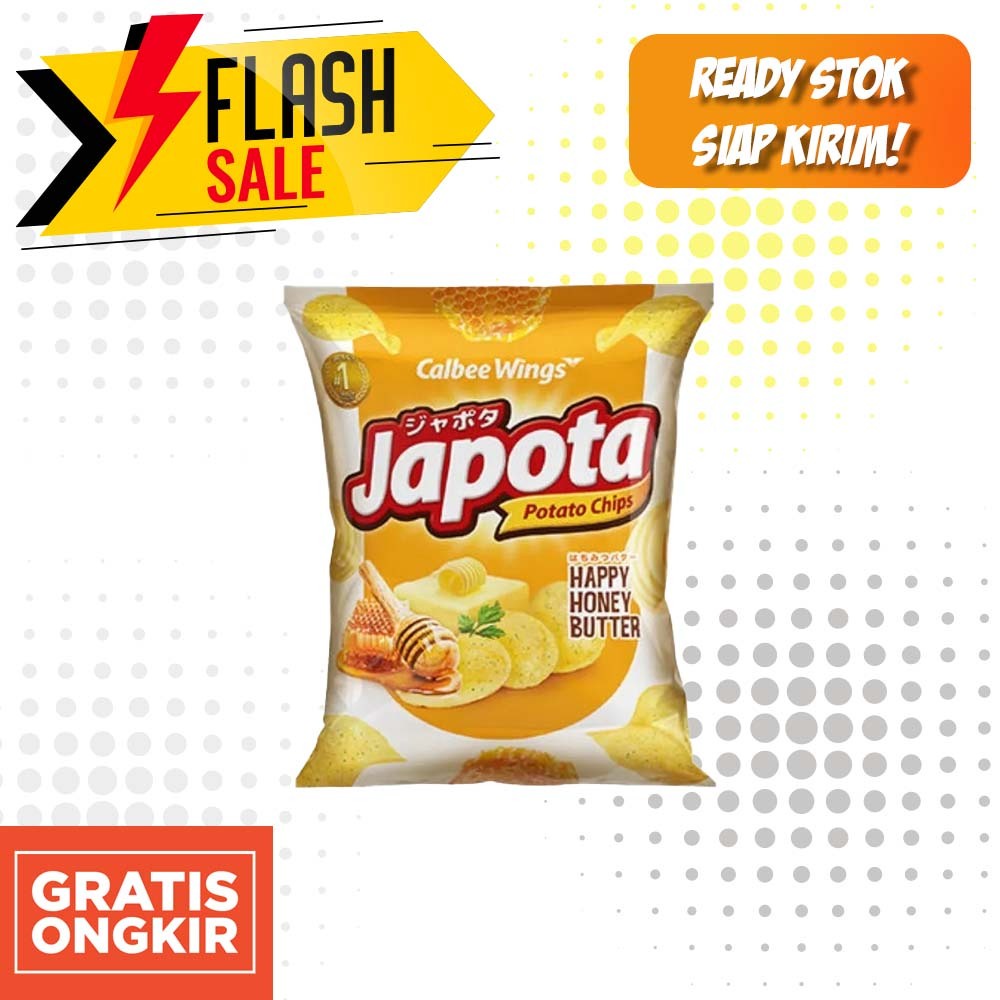 

Japota Snack Potato Chips Happy Honey Butter 68 gram / Camilan
