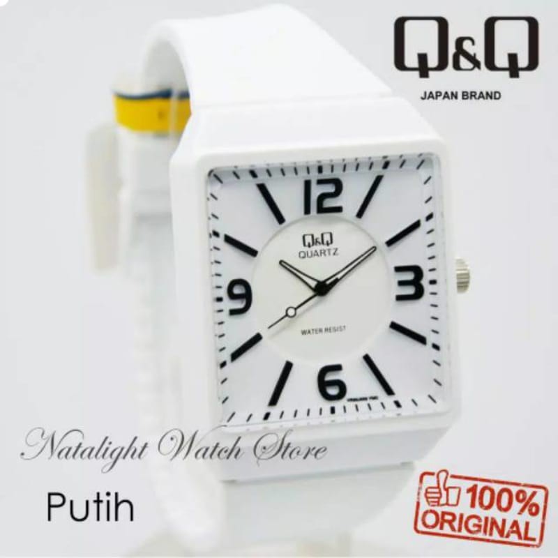 Laris Jam Tangan Wanita QQ VR30 Sport Original Rubber Mewah Murah Natalight Watch Store Terbatas