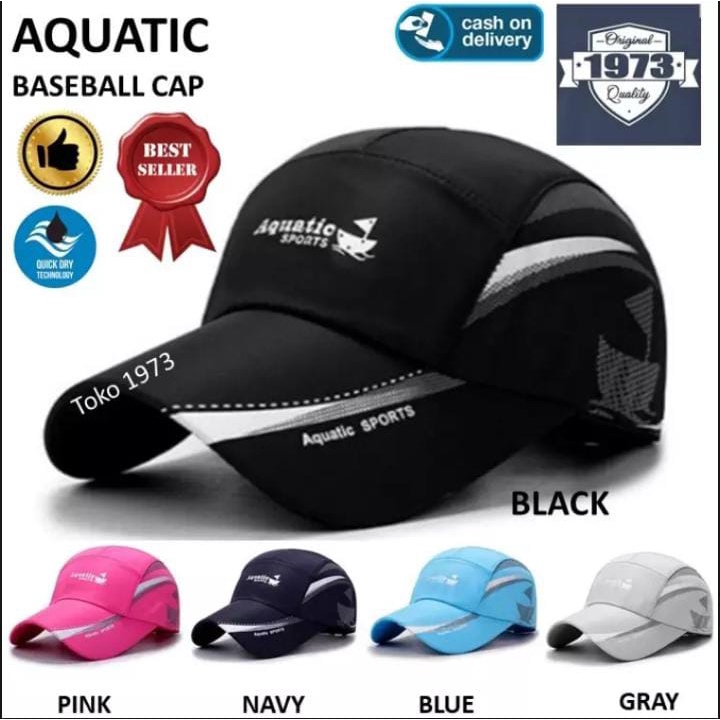 TOPI AQUATIC SPORT - TOPI PRIA - TOPI WANITA - TOPI OLAHRAGA- TOPI KEREN - TOPI PRIA