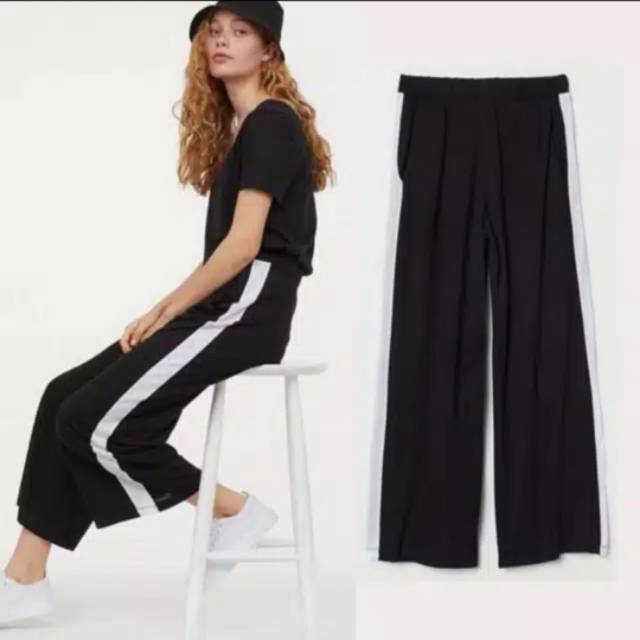 H*M jersey cullotes /kulot/training/celana stripes