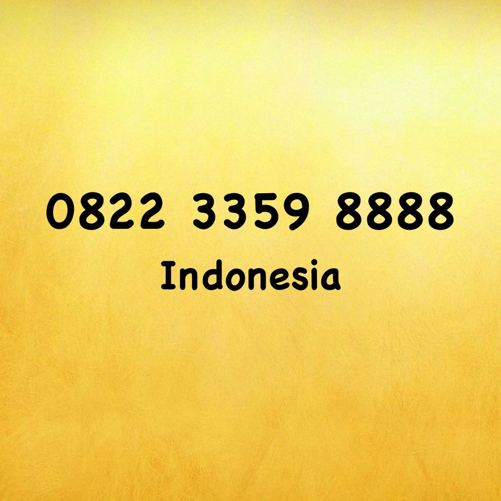 Nomor Cantik Simpati LOOP Kuartet A - 0822 3359 8888 - 0822 335 98888