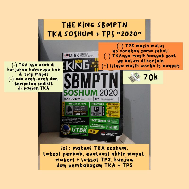 [preloved] THE KING TKA+TPS dan THE KING TPS.