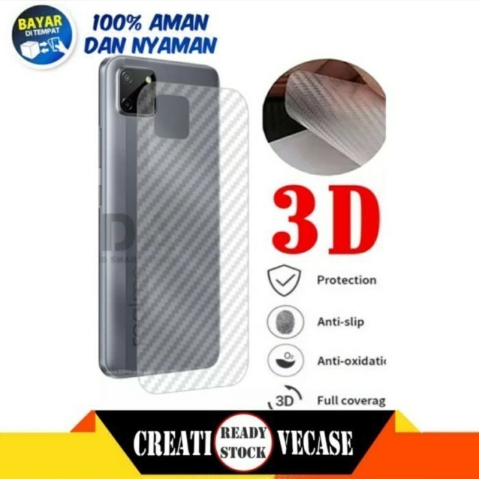 SKIN CARBON INFINIX NOTE 12 - ANTI GORES BELAKANG INFINIX NOTE 12