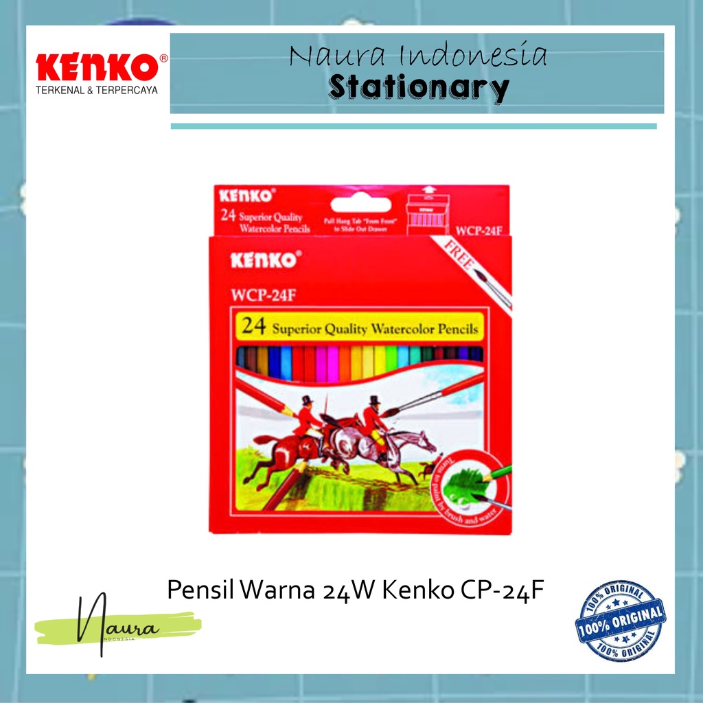 

PENSIL 24W KENKO WCP-24F | KENKO 24 WARNA WCP-24F | PENSIL WARNA KENKO WCP-24F