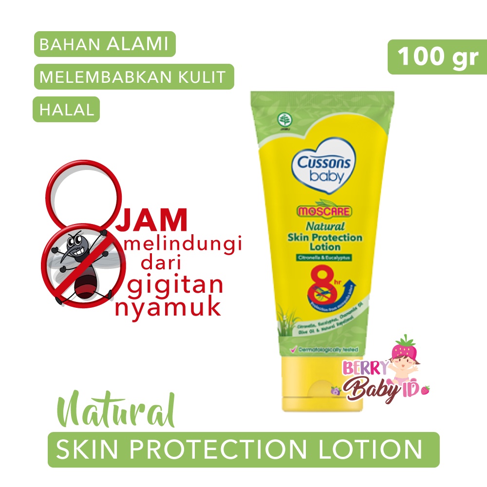 Cussons Baby Moscare Losion Anti Nyamuk Bayi 50 Gram 100 Gram Berry Mart