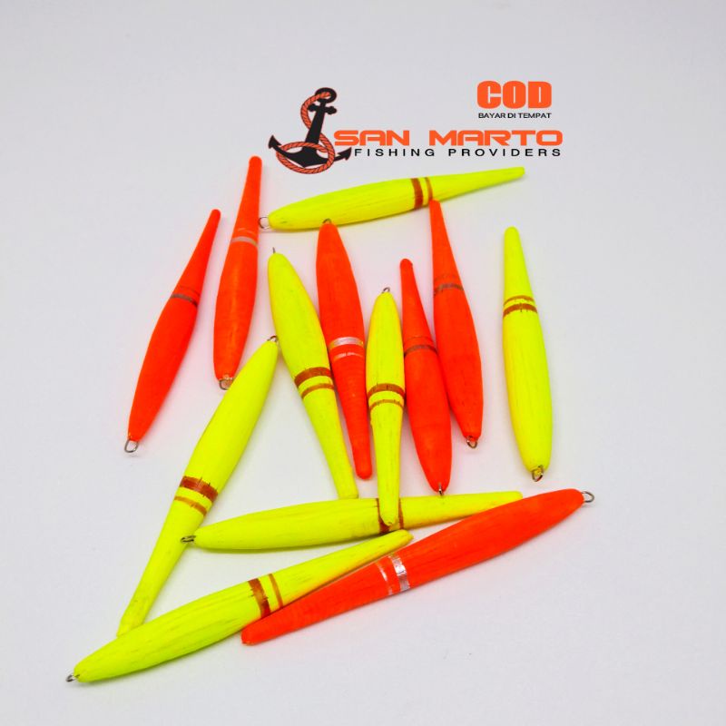 Pelampung Pancing.Kumbul Kimpul Pancing.Kayu