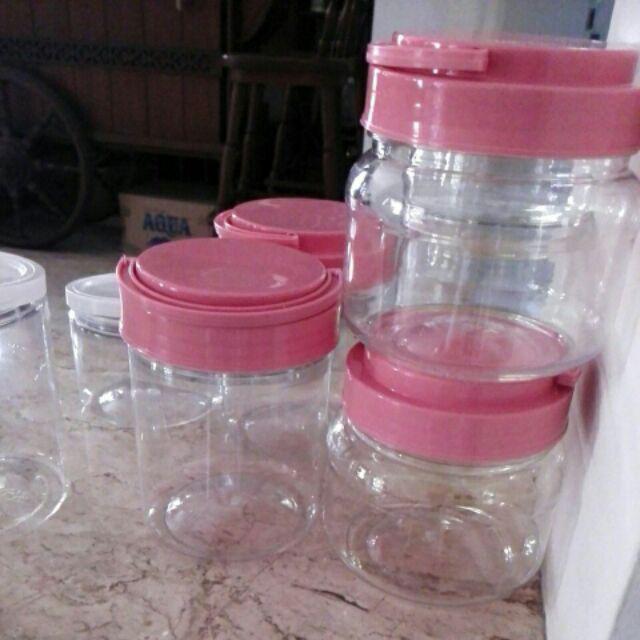 Toples Bulat 500ml/jar Plastik Pet