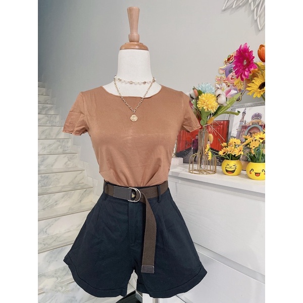 croptop amora  polos wanita import.kaos pendek korean import .crop murah spandek halus ,croptop murah