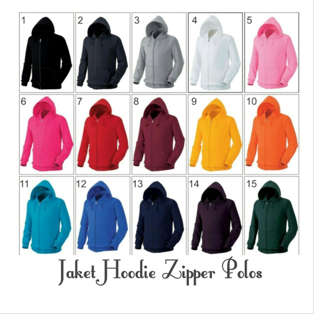 JAKET SWEATER POLOS PRIA DAN WANITA / JAKET SWEATER / JAKET HOODIE ZIPPER