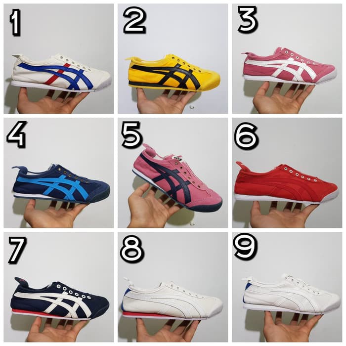 SEPATU WANITA ASICS TIGER ONITSUKA PARATY SEPATU SLIP ON ASICS