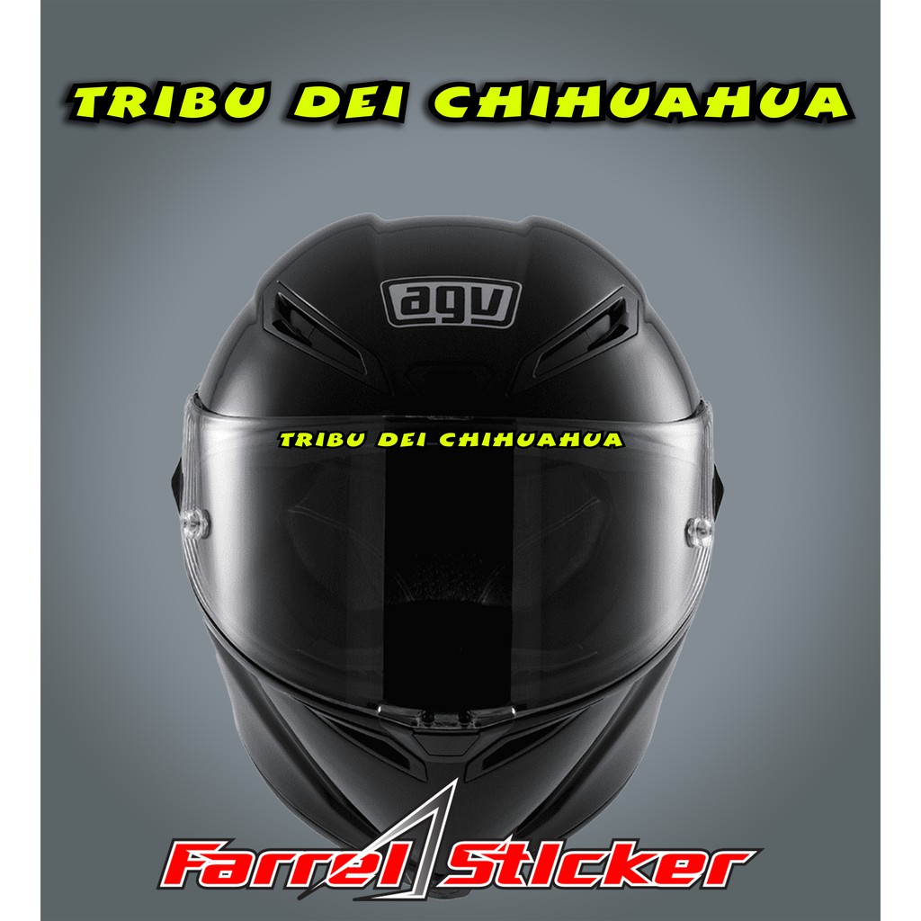 Stiker helm sticker tribu Dei Chihuahua