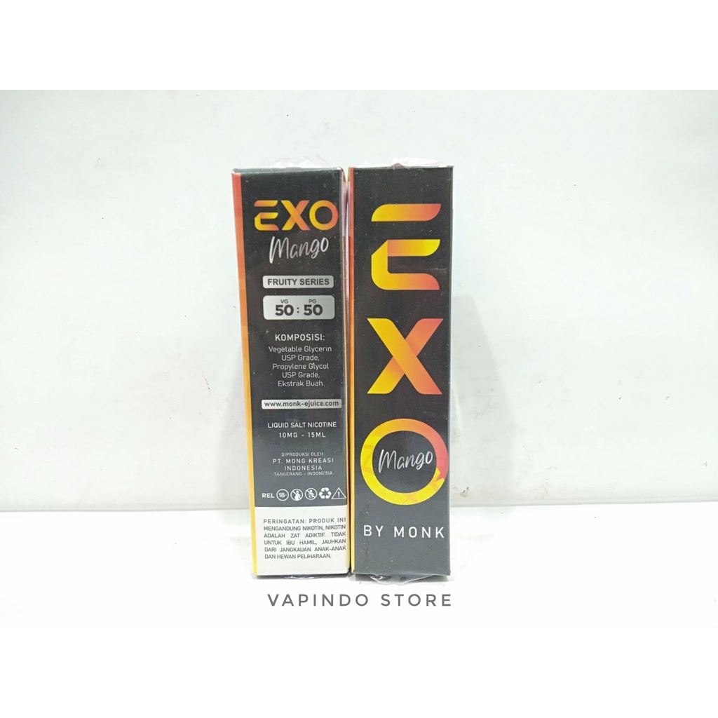 SALT EXO MANGO 15ML NIC 10MG SALTNIC BY MONK LIQUID