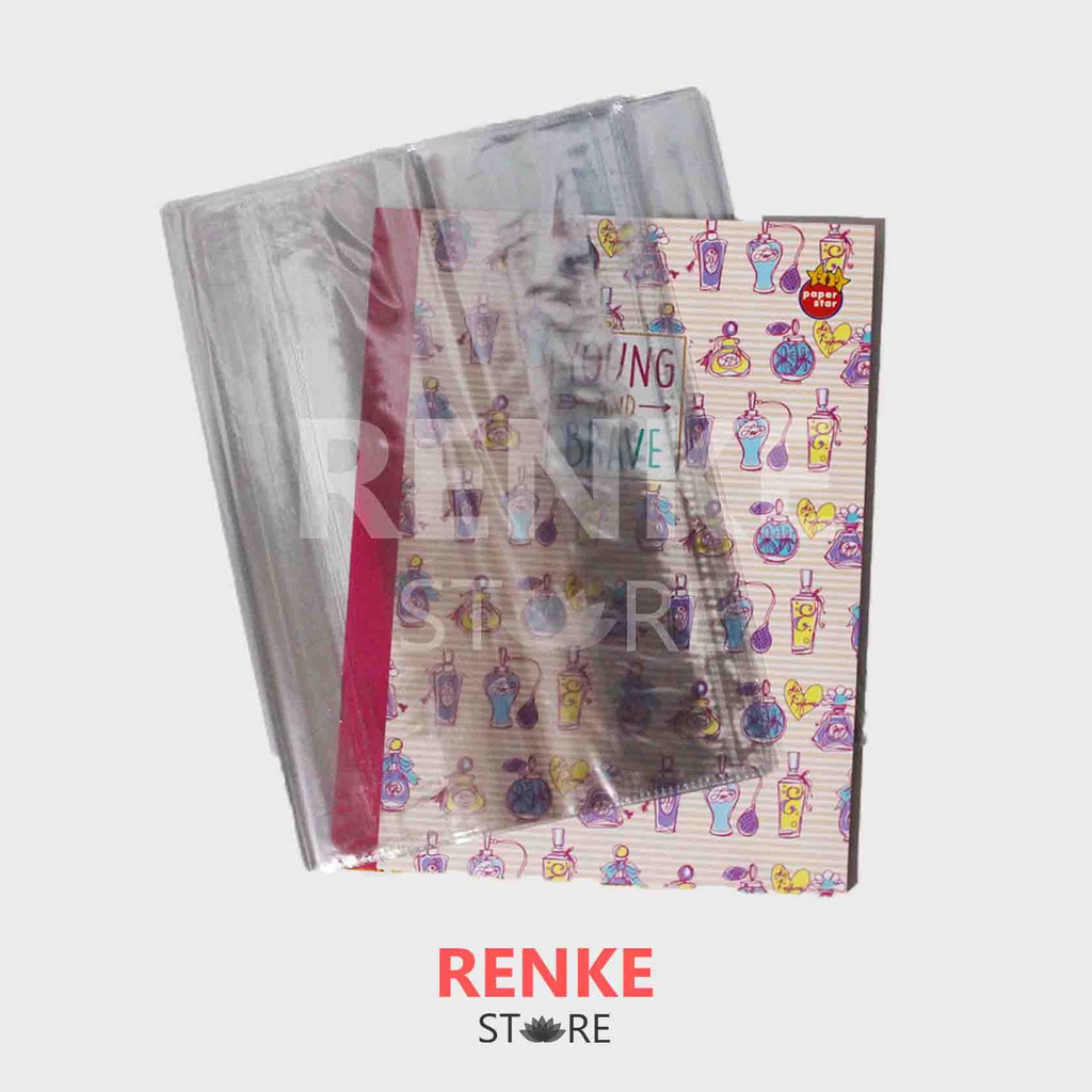 

Sampul Plastik Tebal Buku Kwarto Kecil TK SD - 10 Lembar Kuarto