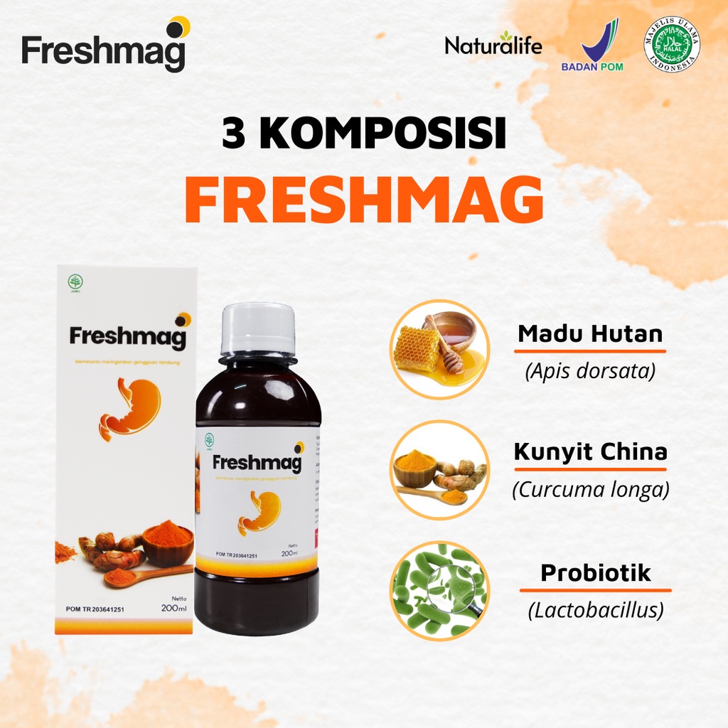 Madu Lambung Freshmag 200ml Asli Original Madu Maag dan Asam Lambung madu