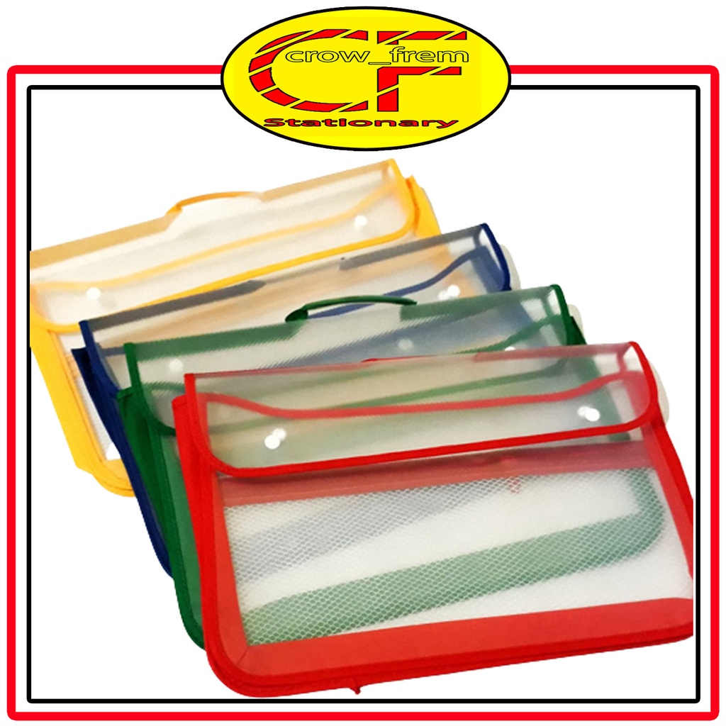 

Map Kancing Zipper Bag Ukuran Folio 1pcs