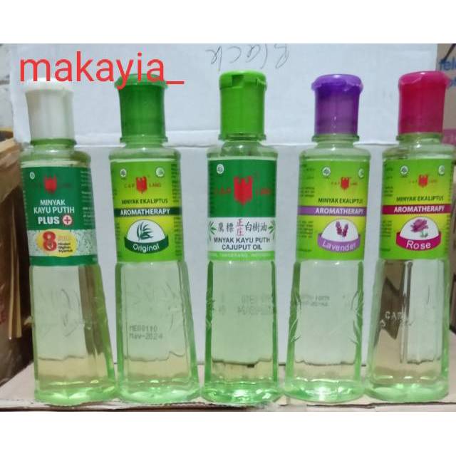 Kayu Putih 120 Ml Caplang All Varian Exp 2023 Makayia Shopee Indonesia