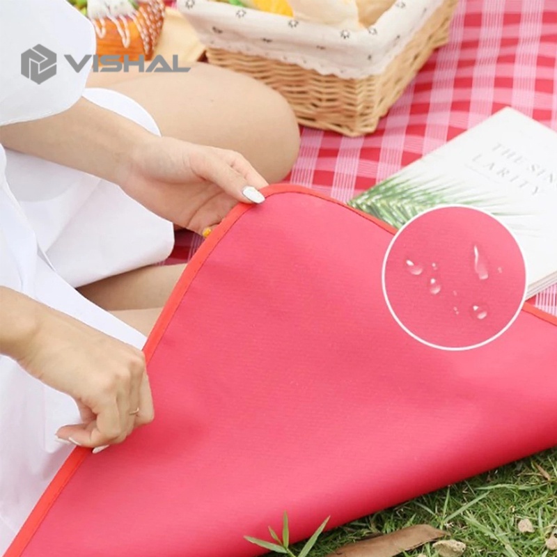 VISHAL Tikar Lipat/Tikar Piknik/ Alas Piknik /Tikar Pantai Anti Air VS-32