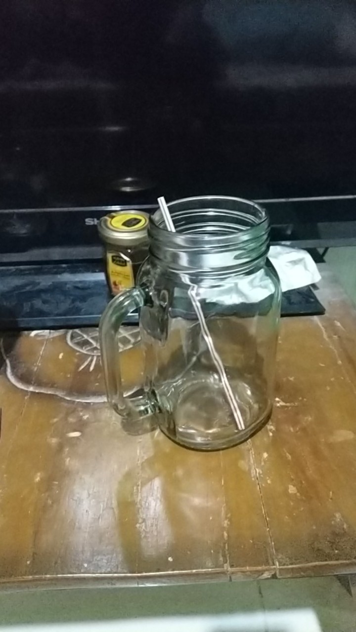 ✨ppalgan✨ Kedaung Drinking Jar 500ml / Harvest Jar