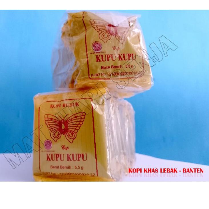 

Paket Ekslusif--Kopi Kupu Kupu 1 pack = 20 sachet.