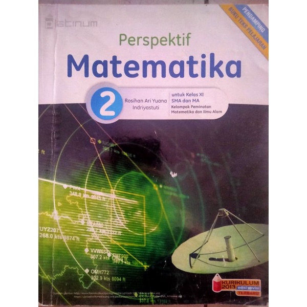 

Perspektif Matematika Kelas XI SMA/MA PEMINATAN Penerbit Platinum K13