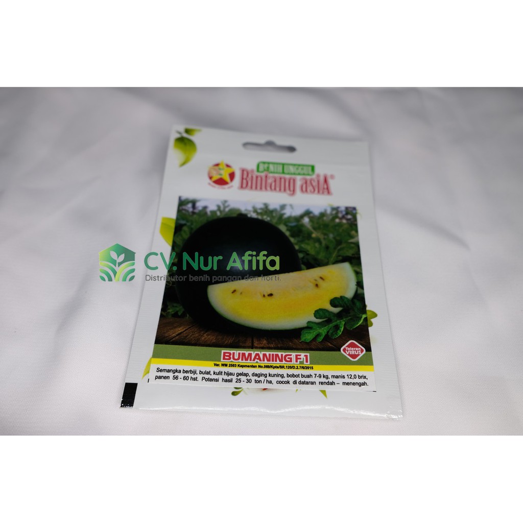 Benih Semangka BUMANING 60 Benih - Bintang Asia