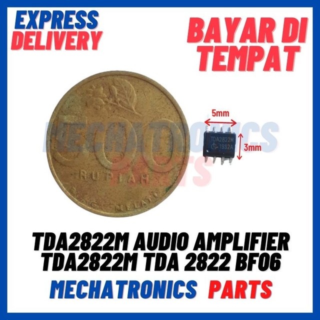 [ICS-9028] TDA2822M TDA2822 AUDIO AMPLIFIER TDA2822M TDA 2822 BF06