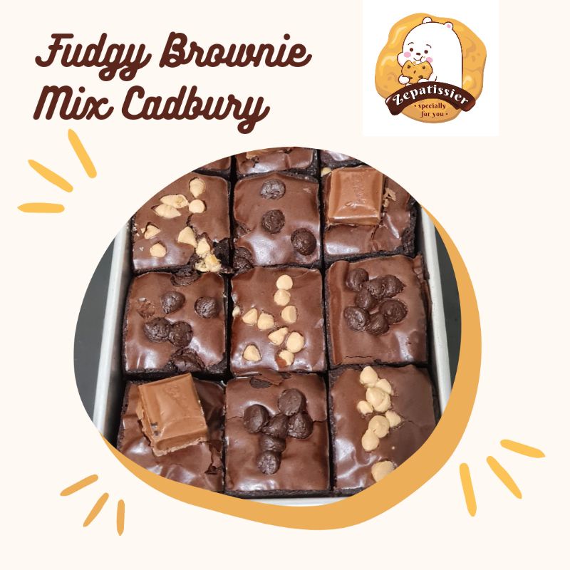 

Fudgy brownie / brownies triple choco cadbury