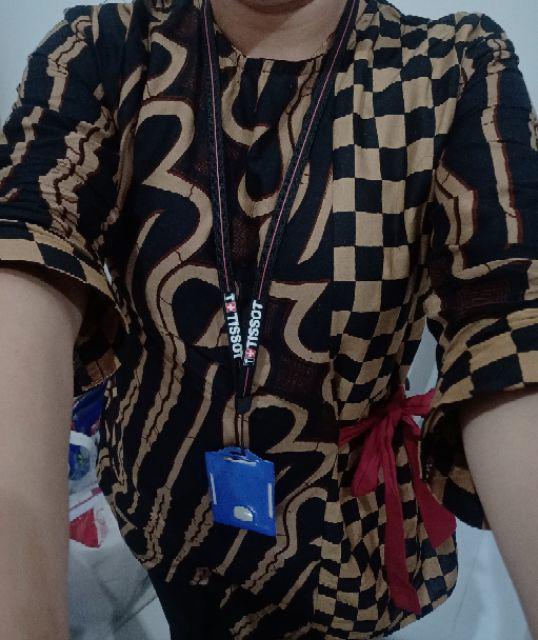 Atasan Batik Blouse Seragam Batik Solo Batik Kantor Baju Batik Wanita Bd 148