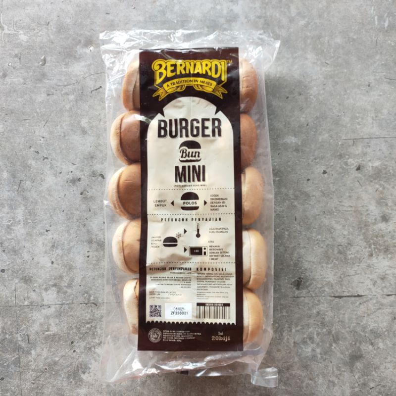 

Bernardi Roti Burger Mini 20s