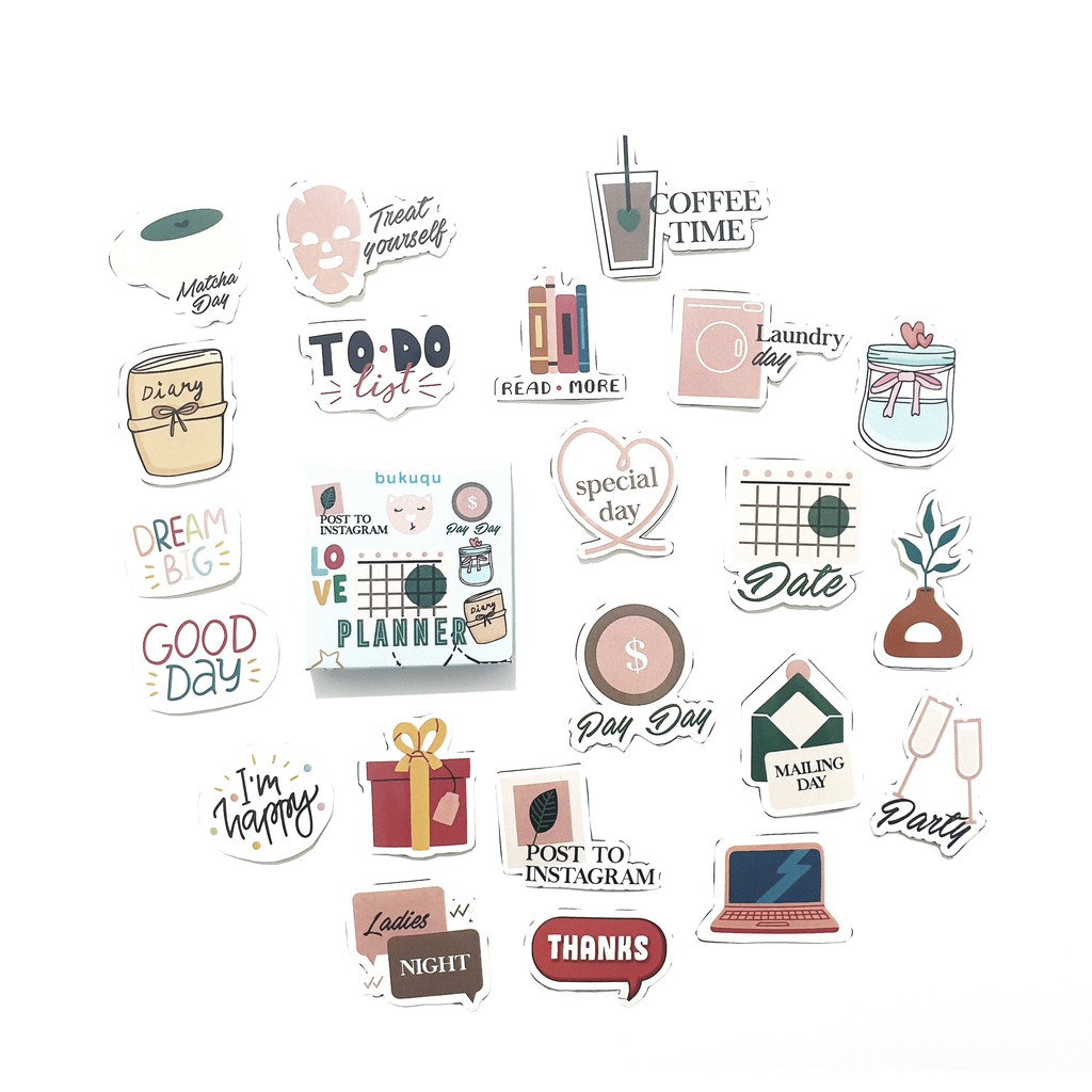 

Stiker Journal Planner untuk Notebook