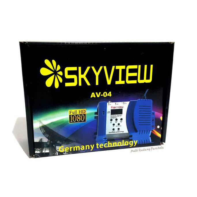 MODULATOR SKYVIEW AV04 AV TO RF STEREO VHF/UHF
