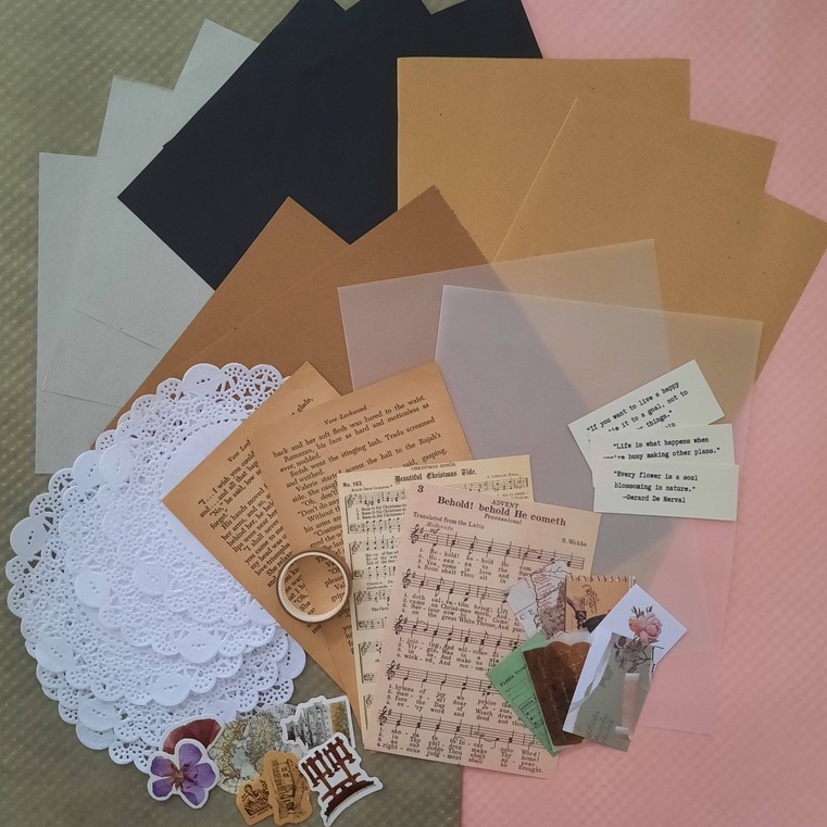 

Journal Kit Journaling Kit Vintage Bujo Journaling 40 pcs