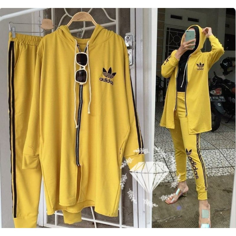 SET STELAN CELANA FASHION JAKET HODIE SADIDA KR ADA VIDEO PRODUK ASLI