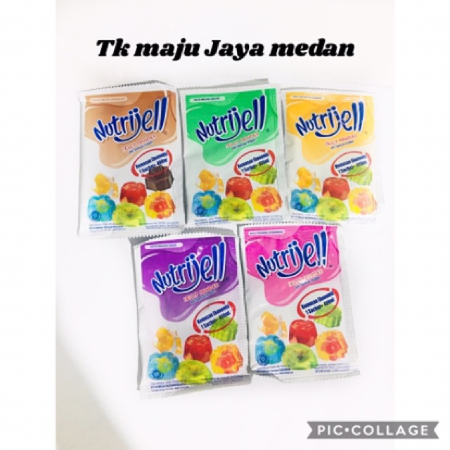 

nutrijell agar agar jelly Rasa Buah 10g Varian Medan