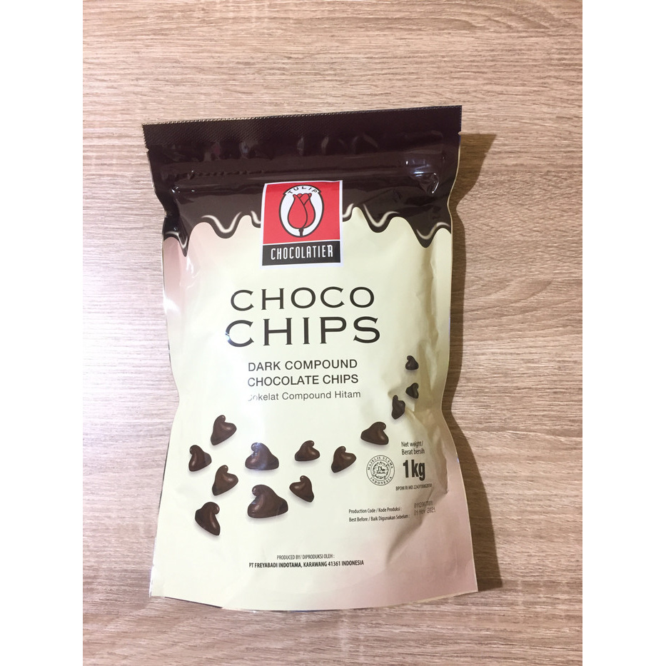 

S4Dstr Tulip Choco Chips 1Kg - Pack Pabrik Sd58Rs