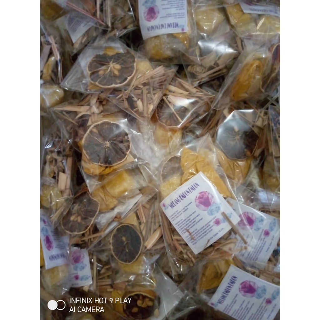 

Wedang Empon-empon Komplit Gula Batu Jahe Bubuk Isi 10 PCS