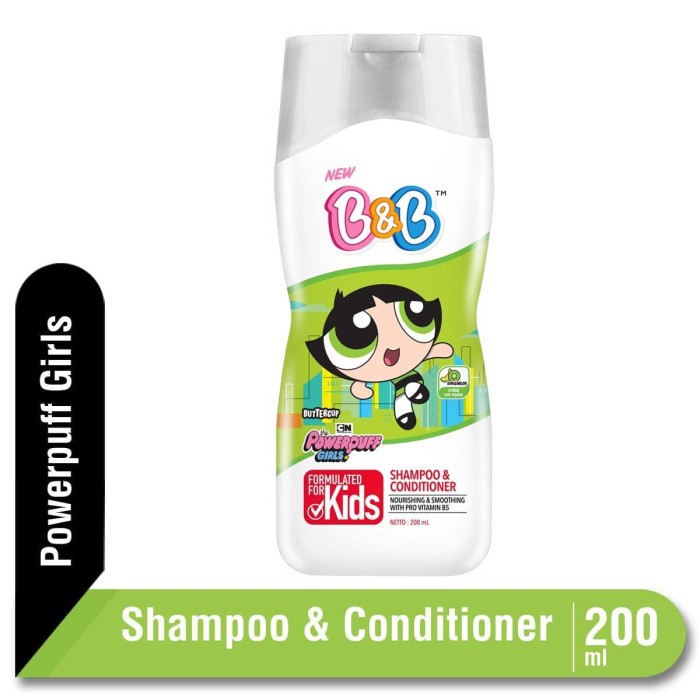 SHAMPOO &amp; CONDITIONER B&amp;B KIDS 200ML BOTOL