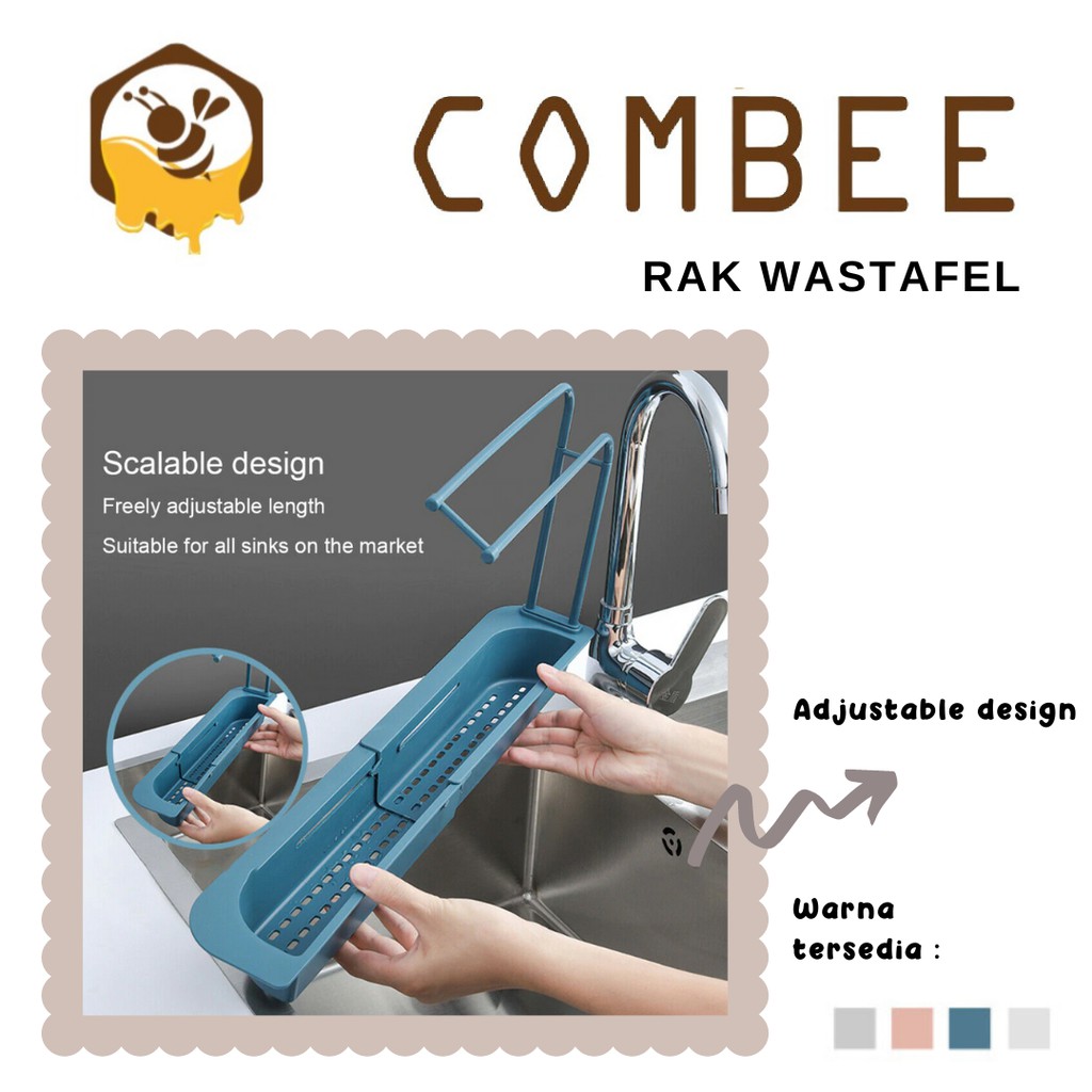 Rak Wastafel Spon Dapur Kain Lap Rak Penyimpanan Spons / Serba Guna / sink flexible